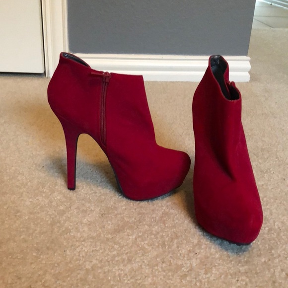 Dollhouse Shoes - Red boot heels Dollhouse Shoes - Red boot heels